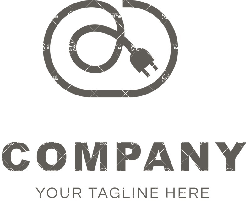 Business Logo Templates - vector graphics in a pack from GraphicMama - Modern Creative Electrical Company Logo Design